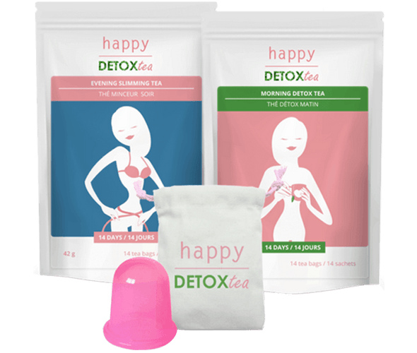 Kit anti cellulite et minceur Happy Detox Tea